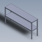 Upper Shelf For Table Double Upper Shelf For Table Double