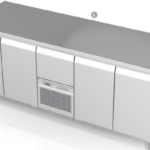 4 sections cooling counter