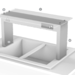 Exhibit heated shelf