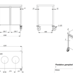 Waste sorting table