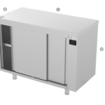 HEATED CUPBOARD WITH SLIDING DOORS