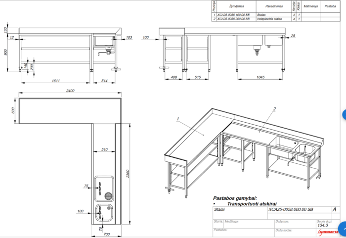 Worktables