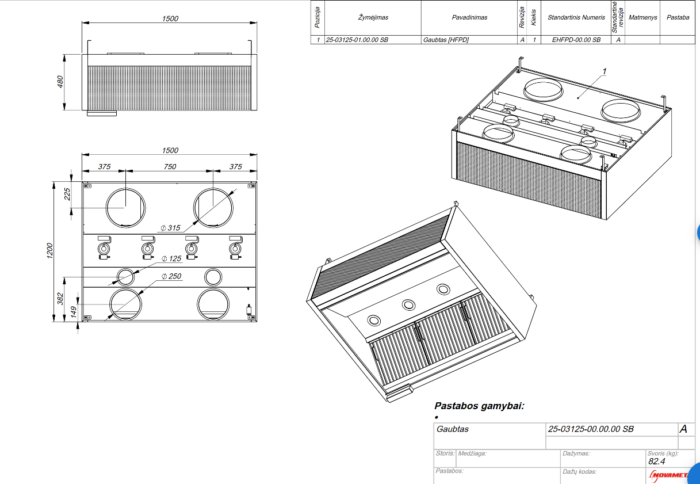 Wall Canopy Hood with Air Jet and Air Supply