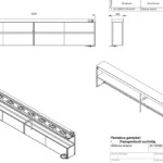 Upper heated shelf with neutral shelf