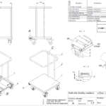Trolley for plastic bags