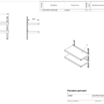 Stepless shelving system double